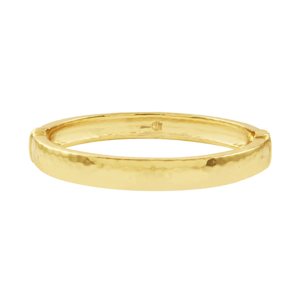 Brass YGP  Cleopatra Oval Hinged Bangle