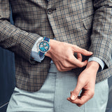 Men's Bulova Watch Miami E1 Racine Marine Star B Chronograph 96B460