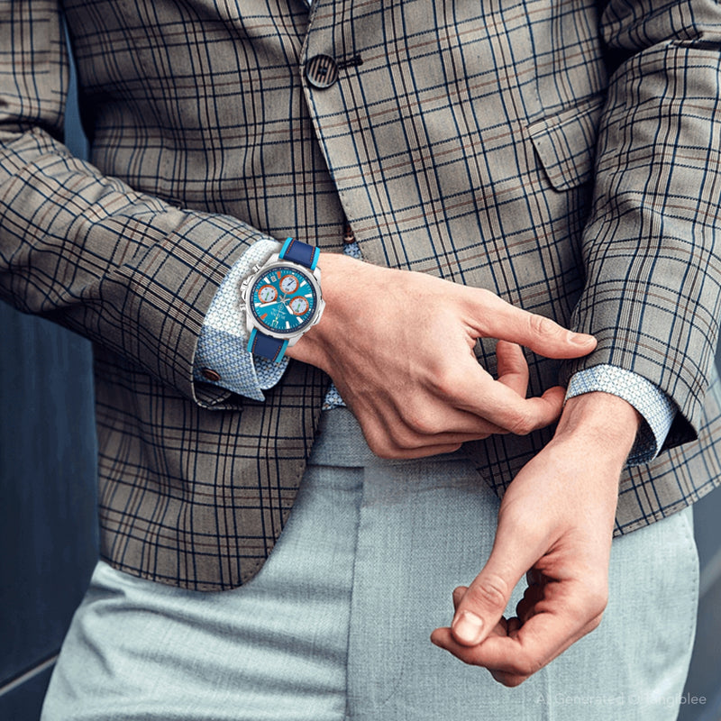 Men's Bulova Watch Miami E1 Racine Marine Star B Chronograph 96B460