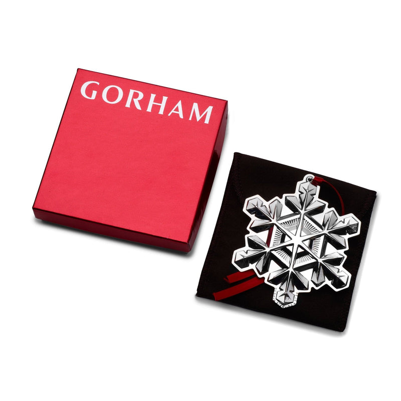 Gorham 2024 Annual Sterling Silver Snowflake Ornament - 55th Edition - Walter Bauman Jewelers