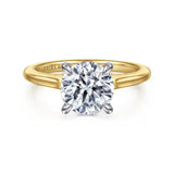 14K Y Gold 0.12ctw G-H/SI1 Diamond Mounting