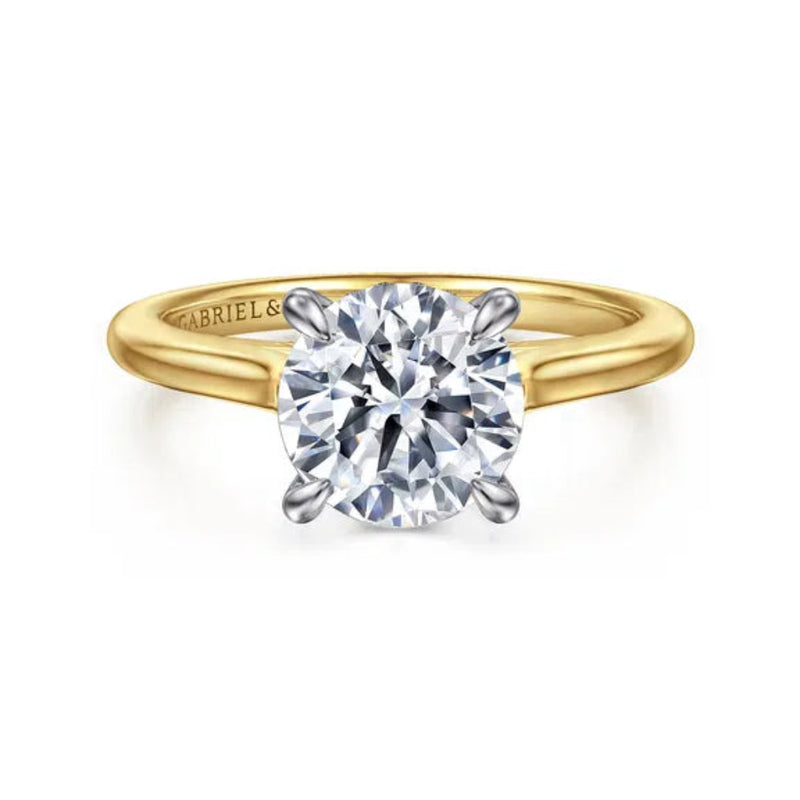 14K Y Gold 0.12ctw G-H/SI1 Diamond Mounting
