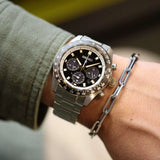 Men's Seiko Watch Speedtimer Solar Chronograph HBJ002