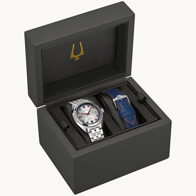 Men's Bulova Jet Star Box Set 96K112 - Walter Bauman Jewelers