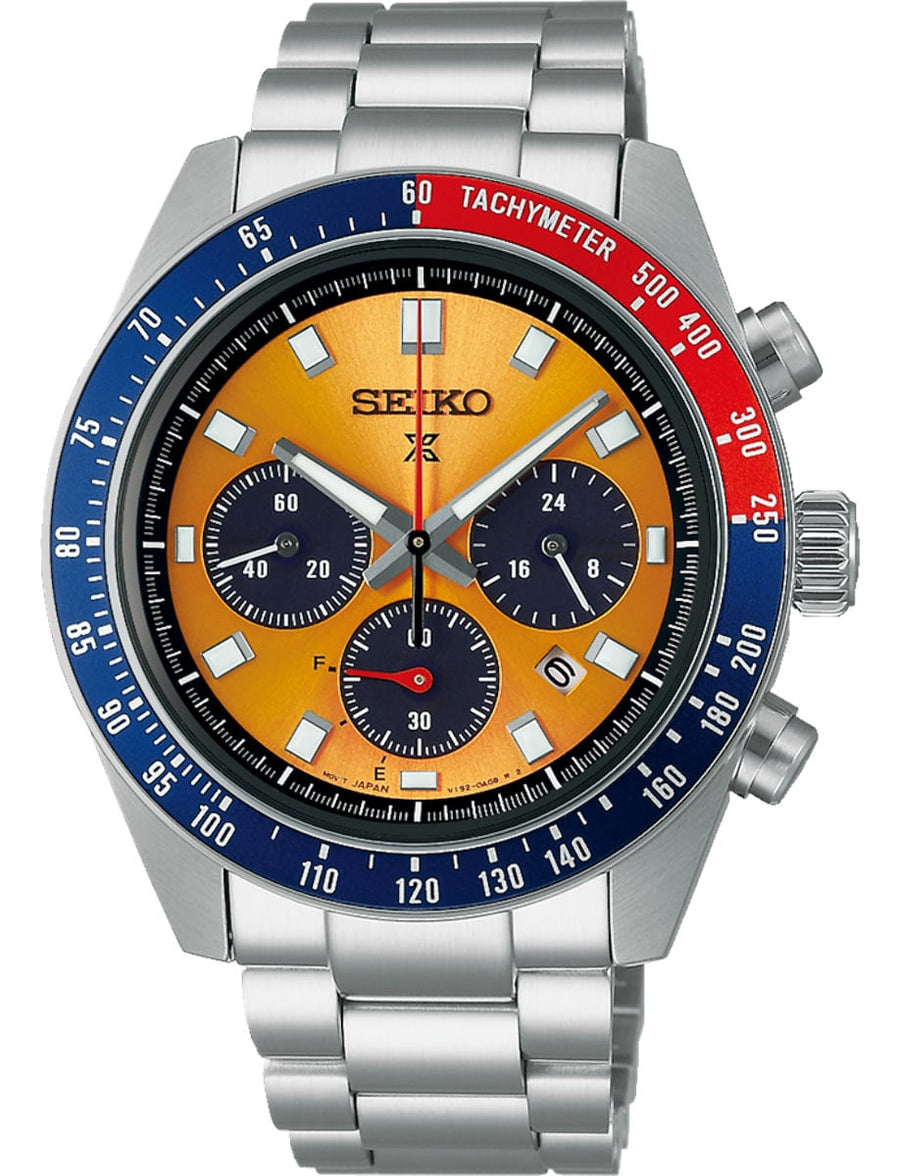 Men's Seiko Watch Orange Dial SSC947 – Walter Bauman Jewelers