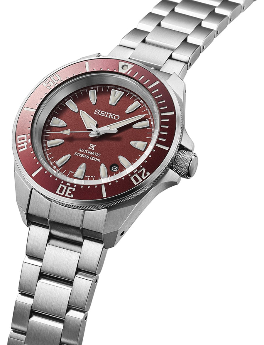 Men's Seiko Watch Red Dial SRPL11 – Walter Bauman Jewelers