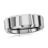 Polished 8mm Tungsten Ring - Walter Bauman Jewelers