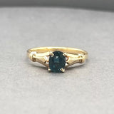 Estate 14K Y Gold 0.63ct Sapphire Ring