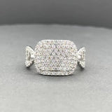 Estate 14K W Gold 0.75ctw I-J/VS2-SI2 Diamond Cocktail Ring