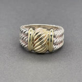 Estate David Yurman SS Two Tone Customized Cable Ring