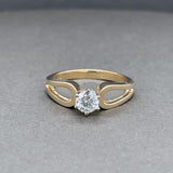 Estate 14K Y Gold 0.54ct I/SI1 Diamond Engagement Ring
