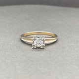 Estate 14K TT Gold 0.28ct H-I/VS1-2 Diamond Engagement Ring