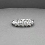 Estate 14K W Gold 1.13ctw Diamond Ring