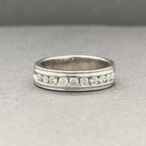Estate 10K W Gold 0.40ctw I-J/I1-2 Diamond Anniversary Ring