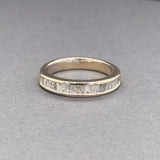 Estate 14K Y Gold 0.50ctw G/SI2-I1 Diamond Anniversary Ring