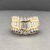 Estate 14K Y Gold 2.22ctw G/SI1-2 Diamond Cocktail Ring