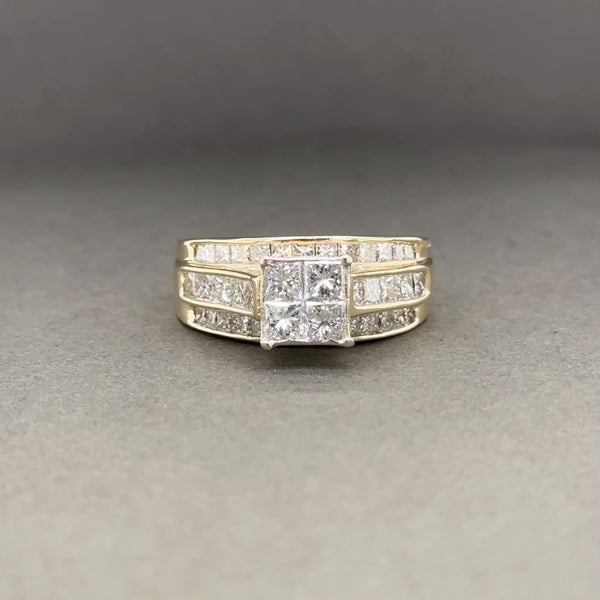 Estate 14K Y Gold 2.19ctw H-I/SI1 Diamond Engagement Ring