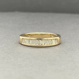 Estate 18K Y Gold 0.78ctw I-J/VS2 Diamond Ring