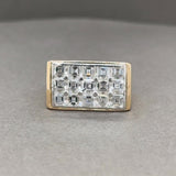 Estate 18K Y Gold & Plat. 2.56ctw F-G/VS1-2 Diamond Ring