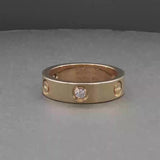 Estate Cartier 18K Y Gold Love Classic 0.22ctw Diamond Ring