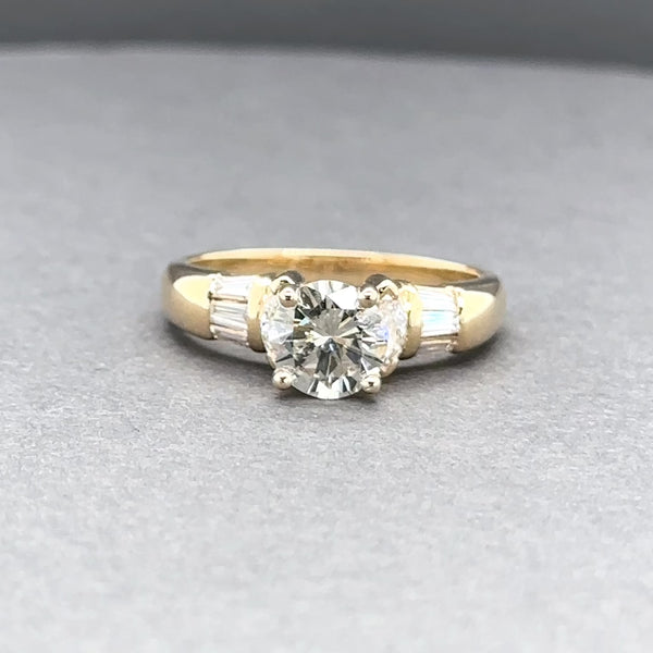 Estate 14K Y Gold 1.43ctw H-K/VS2-I1 Diamond Eng. Ring