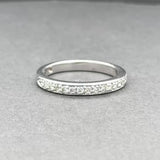 Estate 14K W Gold 0.21ctw G/VS2 Diamond Ring
