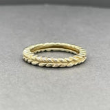 Estate 14K Y Gold Braided Ring