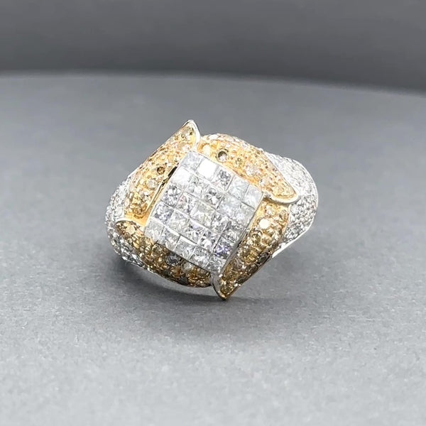 Estate 14K Y Gold 1.39ctw Light Yellow-H-I/SI1-2 Diamond Ring