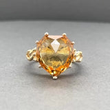 Estate 14K Y Gold 11.20ct Citrine Cocktail Ring