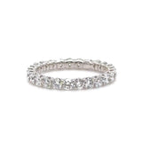14K W Gold 1.64ctw E-F/VS1 Lab Created Diamond Eternity Band