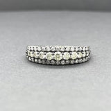 Estate 14K W Gold 0.63ctw Yellow-I-J/SI1-I2 Diamond Ring