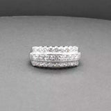 Estate 14K W Gold 0.73ctw Diamond Ring