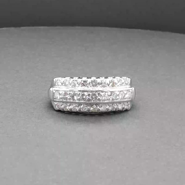 Estate 14K W Gold 0.73ctw Diamond Ring