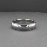 Estate Tiffany & Co. Platinum 6mm Milgrain Ring