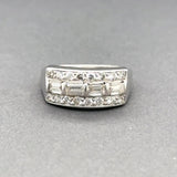 Estate Platinum 1.07ctw H-I/SI1-2 Diamond Ring