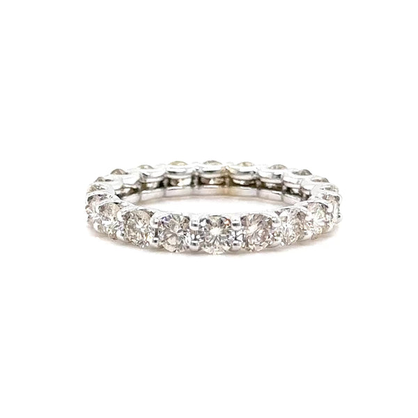 18K W Gold 2.60ctw J/SI1 Diamond Eternity Band