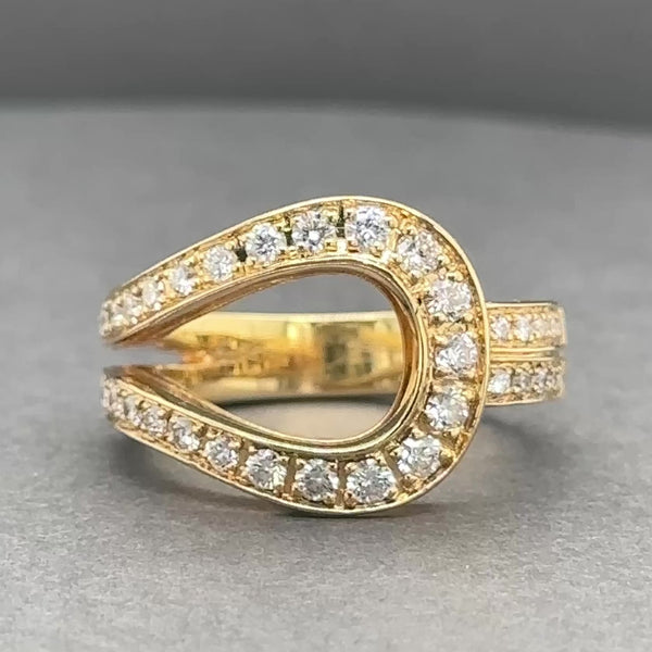 Estate Di Modolo 18K Y Gold 0.80ctw Diamond Ring
