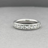 Estate Platinum 1.02ctw G-H/VS2 Diamond Anniversary Ring