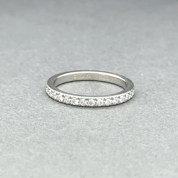 Estate Tiffany & Co. Platinum 0.36ctw Diamond Eternity Ring