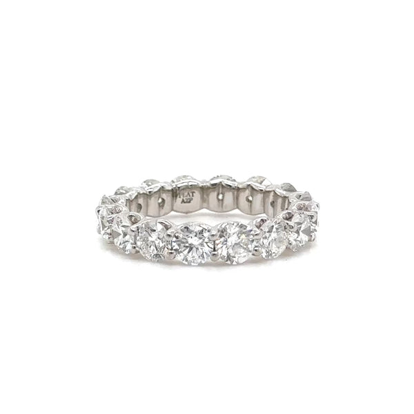 Platinum 4.50ctw G/I1 Diamond Eternity Band