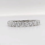 14K W Gold 1.00ctw F/VS2 Lab Created Diamond Band