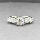 Estate Platinum 1.83ctw H-J/VS2-SI1 Diamond Eng. Ring