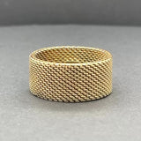 Estate Tiffany & Co. 18K Y Gold Somerset Mesh Ring