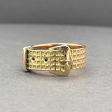 Estate 14K Y Gold Buckle Ring