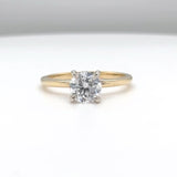 14K TT Gold 1.11ct D/VS2 Lab-Created Diamond Engagement Ring IGI#488132700