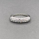 Estate Platinum 0.38ctw G/VS2-SI1 Diamond Wedding Ring