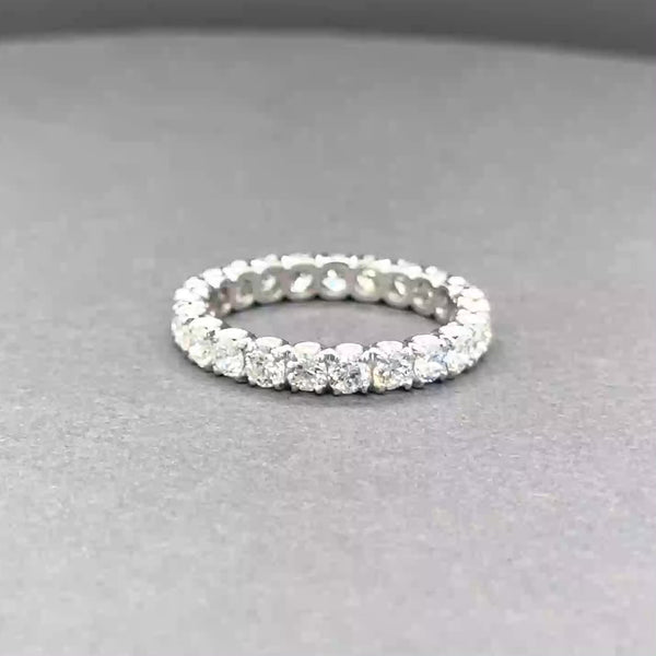 Estate Platinum 1.77ctw G-H/SI1-2 Diamond Eternity Ring