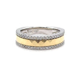 14K TT Gold 0.35ctw G/SI2-I1 Diamond Encrusted Band