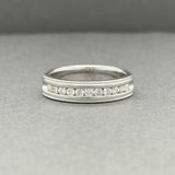Estate 14K W Gold 0.32ctw H-I/I1 Diamond Anniversary Ring