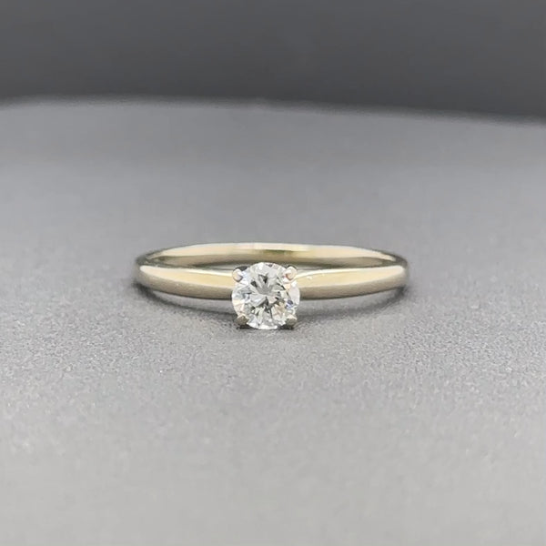 Estate 14K Y Gold 0.35ct G/SI2 Diamond Engagement Ring